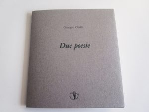 Giorgio Orelli, Due poesie, Il Ragazzo innocuo, 2016