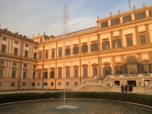 Facciata della Villa Reale di Monza