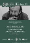 La Casa della Poesia di Monza - Mirabello Cultura 9 giugno DAVIDE RONDONI locandina (Clicca per pdf)