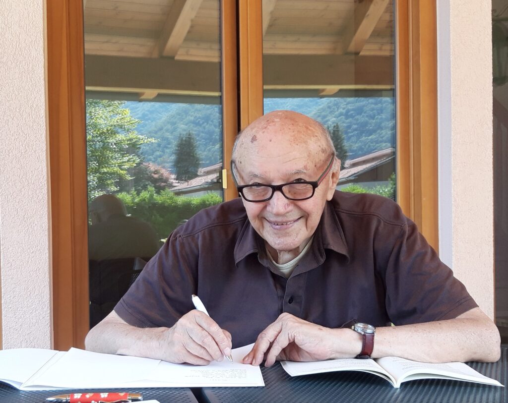 Giampiero Neri ritratto Canzo